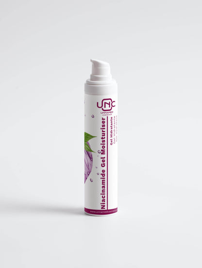 Niacinamide Gel Moisturiser - All skin types (Skin type),Allergen Label Free (Claims),Brightens,Dark spots (Concern),Dry (Skin type),Evens out skin tone,face-care,Gluten Free (Claims),Moisturiser (Type),Niacinamide (B3) (Active ingredients),Nut Free (Claims),Vegan (Claims),White (Packaging color),With vitamin B3 - Unnamed Cosmetics