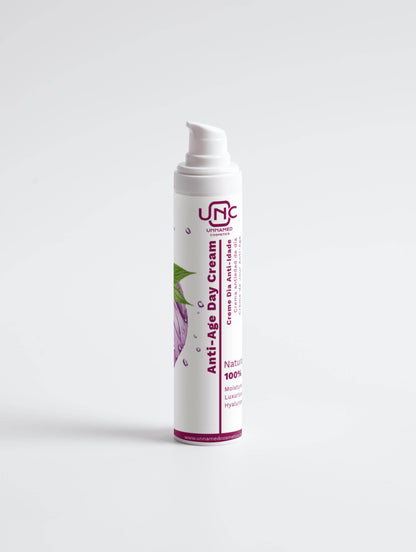 Anti Age Day Cream - Aloe Juice (Active ingredients),Anti-age (Concern),Betaine (Active ingredients),face-care,Hyaluronic acid,Hyaluronic Acid (Active ingredients),Luxurious texture,Mature (Skin type),Moisture boost,Moisturiser (Type),Shea Butter (Active ingredients),White (Packaging color) - Unnamed Cosmetics