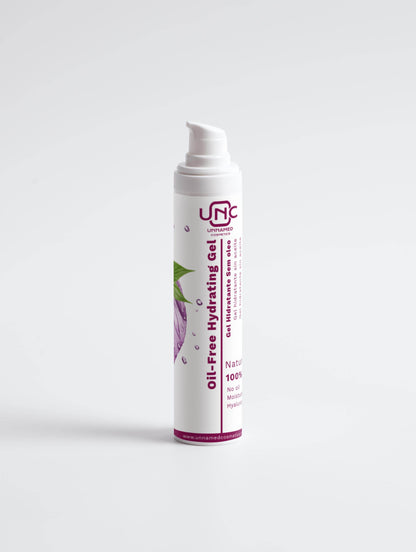 Oil Free Hydrating Gel - Aloe Juice (Active ingredients),Blemishes (Concern),Dehydrated skin (Concern),face-care,Hyaluronic acid,Hyaluronic Acid (Active ingredients),Mature (Skin type),Moisture boost,Moisturiser (Type),No oil,Normal (Skin type),Oily (Skin type),White (Packaging color) - Unnamed Cosmetics